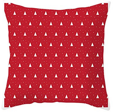Nunubee Soft and Durable Square Kissenbezug Schlafsofa Kissenbezug Home Decoration Schöne Kleine Geometrische Baum 45 * 45Cm # 38