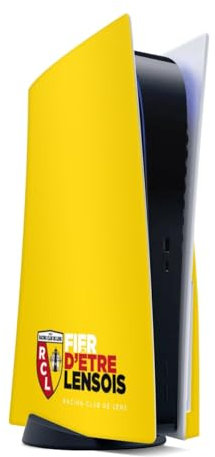 DeinDesign Autocollant Compatible avec Sony Playstation 5 Disc Edition Sticker Film Autocollant Racing Club de Lens Articles pour Fans RCL