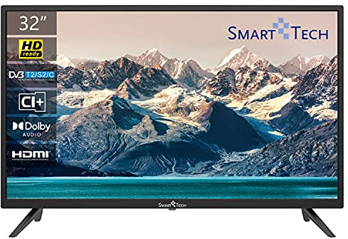 Smart Tech Tech SMT32N30HC1L1B1 80cm (32 Zoll) LED Fernseher (HD, Triple Tuner (DVB-C/-S2/-T2), 60 HZ, HDMI, USB) Schwarz