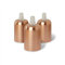 AMARCORDS - 3 Douilles de lampe E27 vintage retro edison métal pour suspension. Finition de style industriel CUIVRE