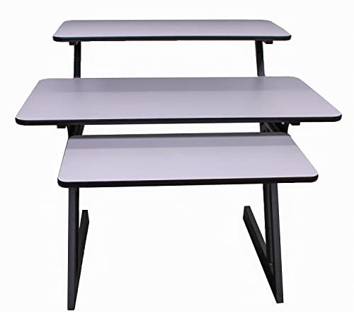 TEK audio 3 Tier Home Studio Workstation Desk