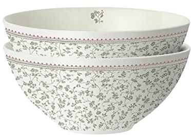 Laura Ashley Wild Clematis Collectables Geschenkset 2 Schalen 16 cm Porzellan