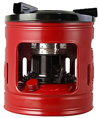 SJASD Chauffage De Poêle À Pétrole, 1.5L Intérieur De Chauffage Au Pétrole,Chauffage à pétrole sans Électricité, Chauffage De Camping,Compact Réchaud à kérosène for l'intérieur pour Camping, Maison