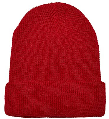 Flexfit Accessoires Recycled Yarn Waffle Knit Beanie one Size red