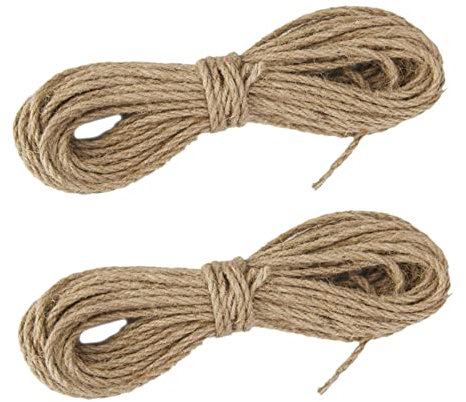 Gathukila 2 x 10 m di corda di naturale in sisal da 3 mm
