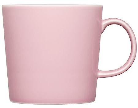 Iittala Teema Becher aus Vitroporzellan, in der Farbe Rose, Fassungsvermögen: 0,3L, Größe:11x8,3x8,1cm, 1026885