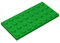 Classic Building Plate 4x8, 50 Piece Green Bulk Plates, Compatible with Lego Parts and Pieces 3035, Compatible with All Major Brick Brands(Colour: Green)