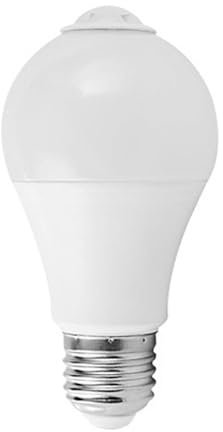 Ampoule LED à Détecteur de Mouvement 9 W, Lumière de sécurité du Crépuscule à L'aube Activée par le Mouvement, Corps Intelligent Infrarouge, Ampoule à Baïonnette Filetée E27 pour
