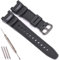 Resin Ersatzband Kompatibel mit Casio SGW-100 SGW100 SGW200 Herren Wasserdichtes Armband Armbanduhr Zubehör (Schwarze Schnalle)