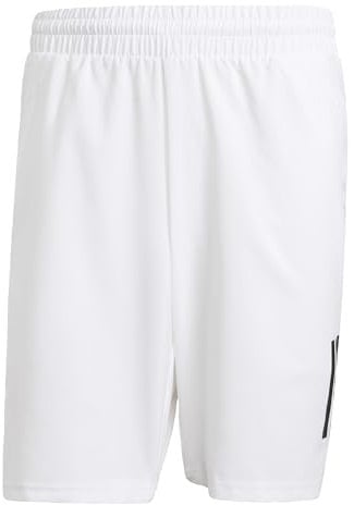 adidas Herren Club Tennis Climacool 3-Stripes Shorts, White, S 7 inch