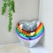 Mirror Disco Balls Heart Shaped Disco Balls,Creative Rainbow Disco Balls,Hanging Heart Disco Ball,Fun Hanging Party Disco Ball for Big Party Decorations,DJ Party Design