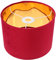 ORFOFE 1Stk Lampenschirm rustikaler kerzenhalter Kronleuchterlicht weihnachtsglühbirnen Vintage-Schreibtischlampe goldener Kronleuchter leichte Schale leichtes Accessoire Stoff rot