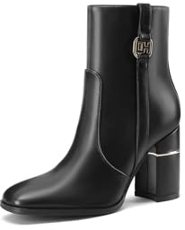 QUEEN HELENA Tronchetti con Tacco Largo Stivaletti Casual Donna K3464