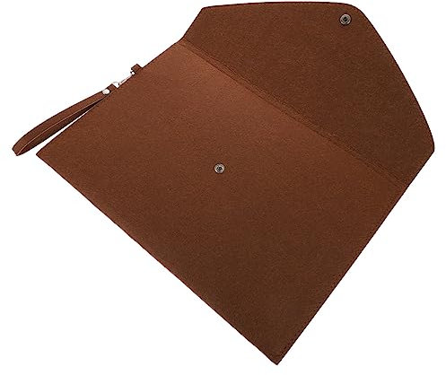 CAXUSD 5 Stücke Dokument Filz Datei Ordner A4 Papier Organizer Große Kapazität Leicht Zu Tragen