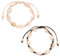 BIRLOZA 2 Bracelet Coquillage Bracelets de Cheville de Corde Réglable Cauris Naturel pour Femmes Filles