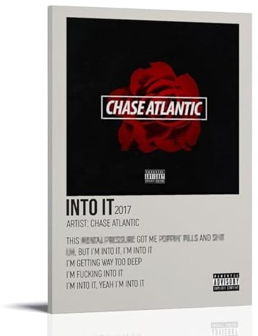 Chase Atlantic Poster, Vintage-Musikalbum, Cover, Musikposter für Zimmer, ästhetische Leinwand, Wandkunst, Schlafzimmerdekoration, 30 x 45 cm