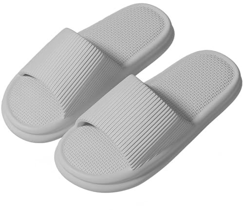 Milaloko Donne Uomini Pantofole Doccia Antiscivolo Bagno Sliders Doccia Sandali Unisex Slip On Pantofole per la Casa Bagno Interno Piscina