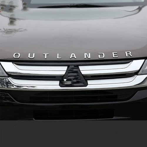WLLLLa Auto Aufkleber Für Mitsubishi Outlander,Wasserfester Emblem-Abzeichen-Aufkleber Dekoration Zubehör