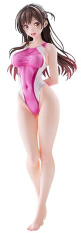 DEXSHUN Ichinose Chizuru Figurine Anime Fille en Maillot de Bain Ichinose Chizuru Modèle PVC Statuette Affichage Bureau Objet de Collection Cadeau 25cm