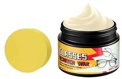 Qumiuu Brillen Kratzer Reparatur - 30g Polierpaste Mit Zur Anwendung | Zur Beseitigung Von Kratzern Auf Brillengläsern,Für Bildschirme Autoscheiben Uhren Handys Und Kameras