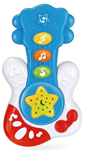 WEofferwhatYOUwant Mein erstes Spielzeug Instrument, die E Gitarre ! Musikalische Früherziehung für Babys ab 18 Monate