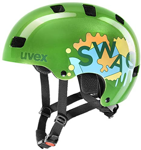 uvex Kid 3 - robuster Fahrradhelm für Kinder - individuelle Größenanpassung - waschbare Innenausstattung - Green - 51-55 cm