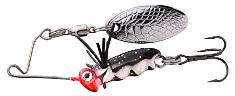 Micro Spinnerbait Larva 4cm 7g UV Roach von Spro