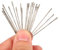 1mm Diamond Drill Bits - 20Pcs Diamonds Glass Jewellery Drilling Set Solid Bit Needle Twist Drill Bits for Jewelry, Agate, Ceramic, Jade