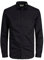 JACK & JONES Herren Jprblacardiff skjorte L/S Noos Langarmshirt, Schwarz, M EU