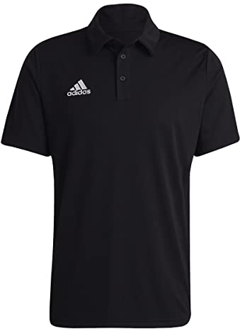 adidas Men's Entrada 22 Polo Shirt, Black, XL