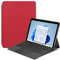 FTRONGRT Case for Microsoft Surface Pro 8 Tablet, Ultra Slim Lightweight Smart Shell Stand Cover Case and Premium Quality PU Leather Case Cover for Microsoft Surface Pro 8 Tablet -Red