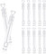 24x Seifenblasen Röhrchen Weiß mit Herz Wedding Bubbles Hochzeit Mitbringsel Dekoration