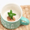 Arawat Taza Árbol 3D Con Figura De Coco Interior 350 Ml - Taza Con Cuchara Para Café y Té - Regalo De Cumpleaños Para Novias y Mujeres