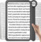 NZQXJXZ 30X 5X Leselupe für Senioren Groß, Große und Leichte Lupe, Bieten Volle Buchseite Sichtbereich, Perfekte Handheld Lupe für das Lesen von Kleinen Drucke und Low Vision, Grau