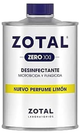 ZOTAL ZERO - Desinfectante Microbicida Limón | Limpieza Profunda | Uso Profesional y Doméstico | Aroma Fresco (1 Unidad - 250 ml Total)