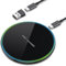 Wireless Charger, 15W Wireless Phone Charging Pad for Phone 15 Pro Max/15 Pro/15 Plus/15/14/13/12 Mini/11/XS/8, Wireless Charger Fast Charge for Samsung Galaxy S24 Ultra/S23/S22/S21/S20/S10
