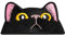GroveEss Cat Face Iron on Patch for Clothes,Cute Embroidered Ironable Patch,Embroidery Appliques Badge Sew on Patch DIY Accessory for Backpacks Jackets Jeans Bags Craft Making