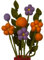 your castle Blumenstrauß aus handgearbeiteten Filzblumen, fairer Handel, nachhaltige Deko aus Filz, realistische Kunst- Textil-Filzblumen Set, Stoffblumen, Filzblüten, Maja