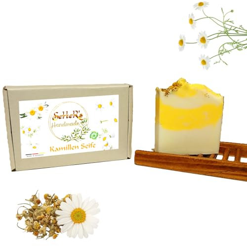 Seher's Kaltverfahren, Kamillen Seifen mit Extra Natives Olivenöl, Hände und Körper, Natürliche Seifen, Premium Seife