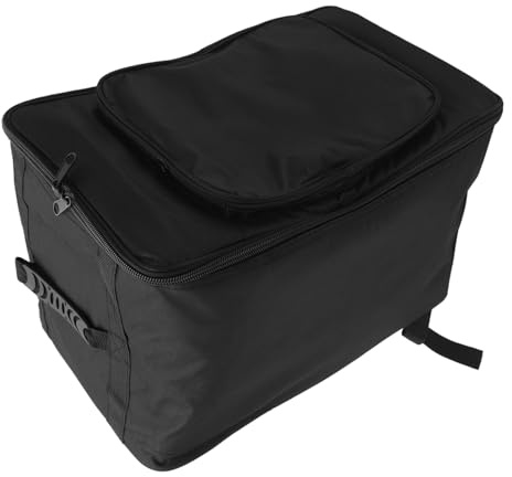 Schwarz Schlagzeugrucksack, für Cajon, mit Tragegriff | Große Kapazität, Leicht und Platzsparend, Oxford Gewebe mit Polyester und Baumwolle, für Instrumente Zufälliger Stil