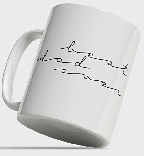 Taza para el Día del Padre, Tazas originales para el Desayuno, Tazas para Padres Primerizos, Tazas Originales para Regalar Padres. (Dad ever)