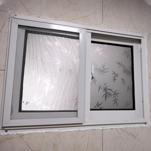 Ventanas Aluminio Ventanas Corredizas Horizontales Blancas Tamaño Personalizado, Ventana de Reemplazo de Privacidad Pequeña y Grande para Baño, Sótano, Lavadero, Ventana de Gallinero(WxH 27x20in/68x50