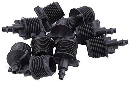 10 Adaptadores de Tubo 1 2 Púas para Manguera de Riego por Goteo con Material de Primera Calidad, Larga Vida útil, Resistencia a la Corrosión, Ideal para Agricultura
