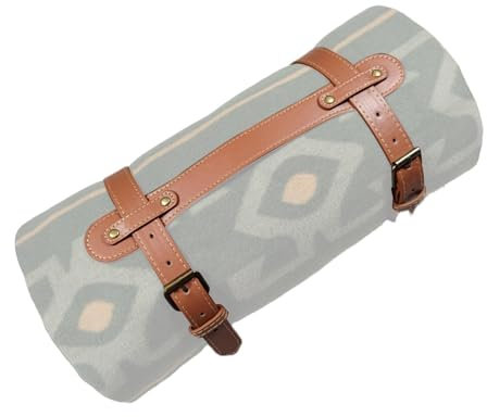 Generisch Tragegurt Aus Leder, Tragegurt Für Picknickdecke | Picknickdecke Matte Lederband | Deckenhalter Aus Leder, Verstellbarer- Camping-Reisedeckenträger Für Camping, Festivals, Picknicks