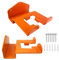 Organizer per garage - Portautensili da garage, supporto per decespugliatore da appendere, 2 pezzi, per tagliabordi, tagliasiepi, motosega da garage, scale, tosaerba