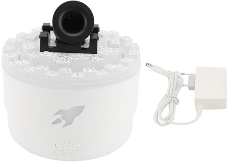 Kleiner Aromatherapie-Diffusor, 7 Lichtfarben, 4 Timer-Einstellungen, 300 Ml Kühler Nebel mit Automatischer Abschaltung, Superleiser Vulkan-Luftbefeuchter, Ruhige Aromatherapie