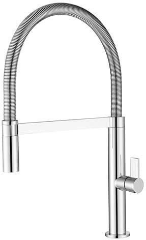 GALYON IMEX Grifo Cocina Flexible - LAOS Grifo Cocina Monomando con Caño Flexible, Cuerpo de Latón, Cartucho Cerámico Ø25mm, Diseño Moderno y Funcional