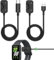 2PCS Magnetic Smartwatch Charger Compatible with Samsung Galaxy Fit 3,USB+Type C Charging Cable 1M - Black