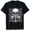 Totenkopf-Atemschutzmaske Alter Helm Vintage Dark Gothic Art T-Shirt