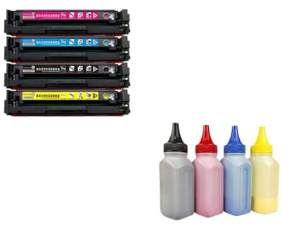 eRgDFS Kompatibel mit Toner Patronen CRG-045 LBP611C LBP611CN LBP612C LBP612CDW LBP613CDW MF631CN MF632CDW-Drucker Drucker(Cartridge and Powder)